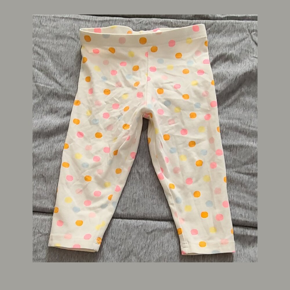 Colorful Polka dot Capri Leggings